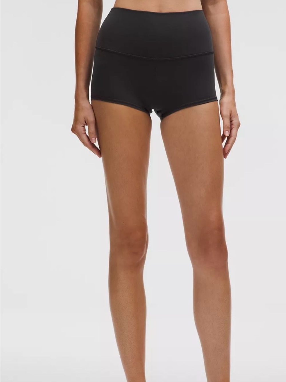lululemon athletica Black Align High Rise 2" Short - Picture 2 of 9